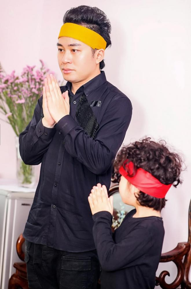 đám tang cụ của ca sĩ Tùng Dương 1