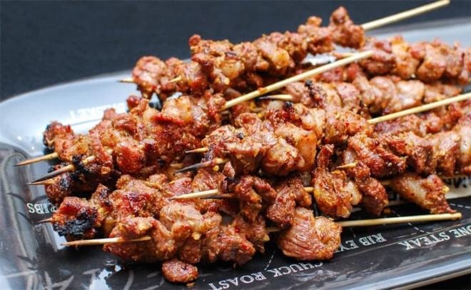 cách làm thịt xiên nướng   0