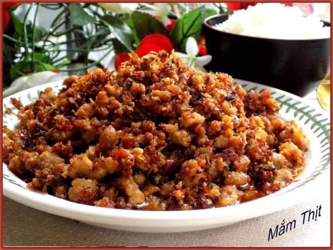 cách làm thịt chưng mắm tép 1
