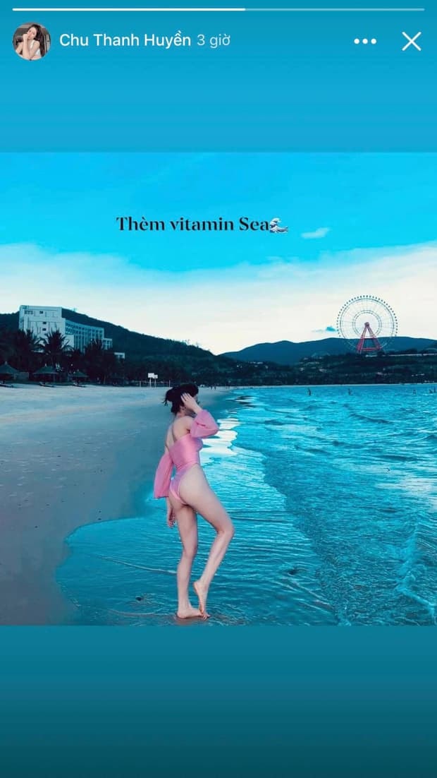 bạn gái quang hải bikini 2