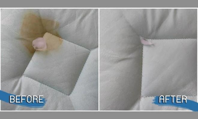 làm  sạch vết máy trên nệm 0