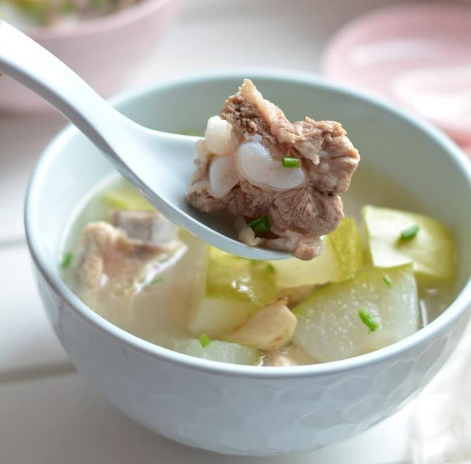 canh sường nấu bí đao 4 canh sường nấu bí đao 4