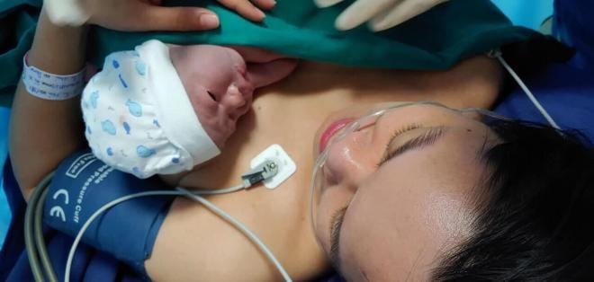 vợ Lê Anh sinh con 0