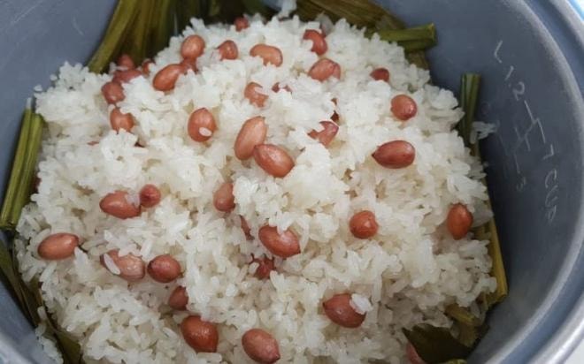 cách nấu xôi đậu phộng  2