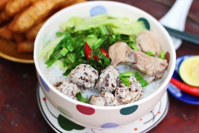 cách làm bún sườn  2