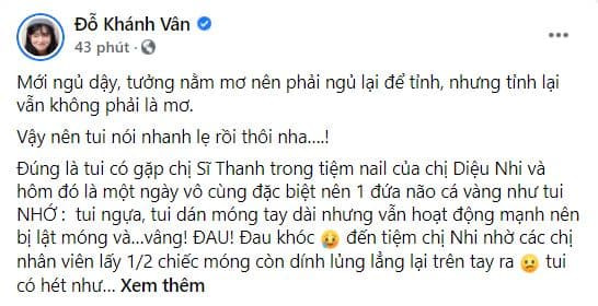Khánh Vân và Sĩ Thanh đánh nhau 0 Khánh Vân và Sĩ Thanh đánh nhau 0