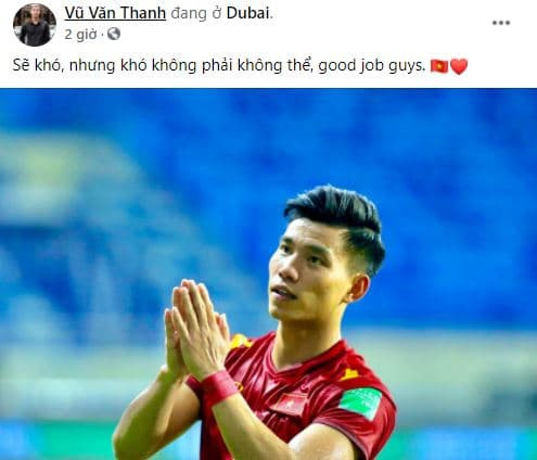 chia sẻ của đội tuyển Việt Nam 9
