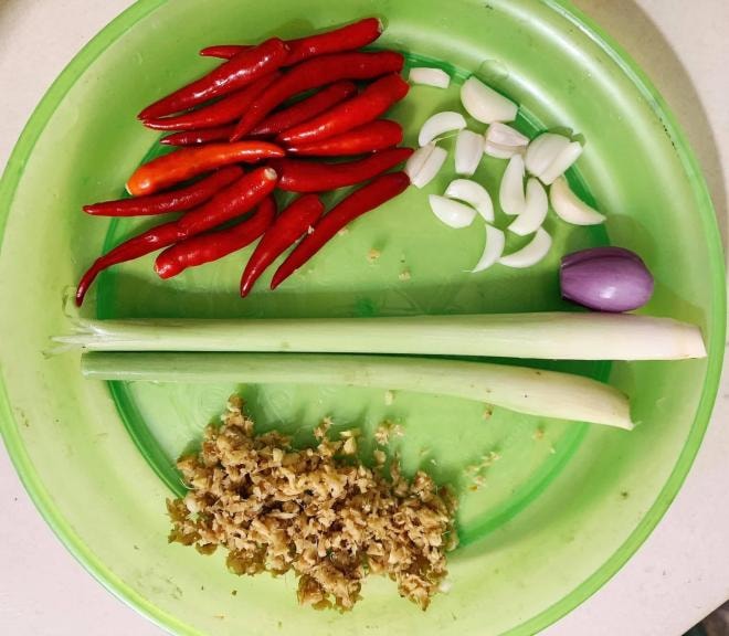 cách làm tôm sốt thái  5