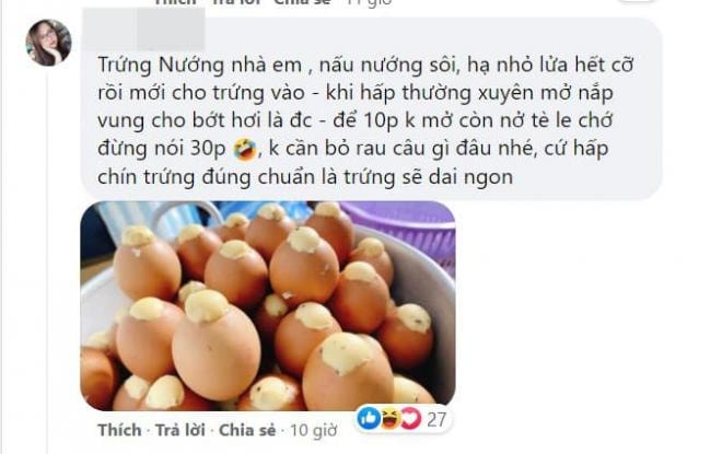 trứng gà nướng 2