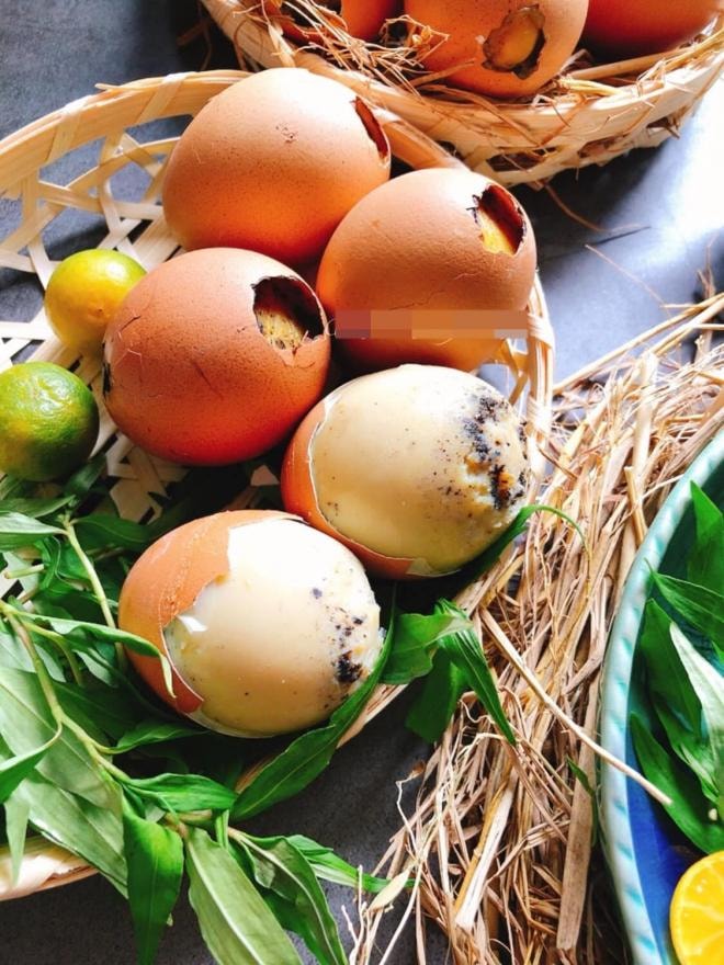 trứng gà nướng 0