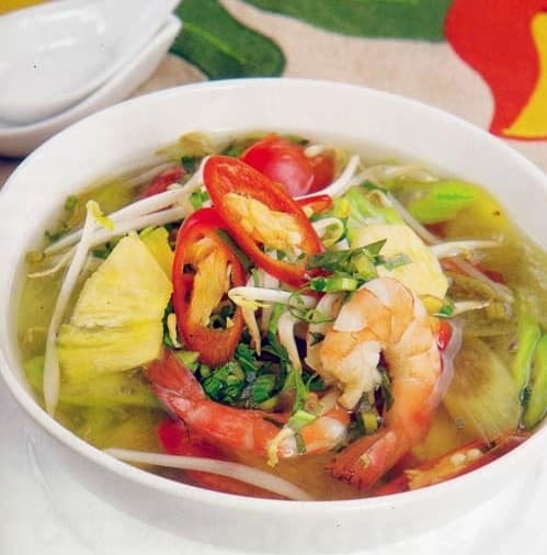 canh nấu dưa chua 0