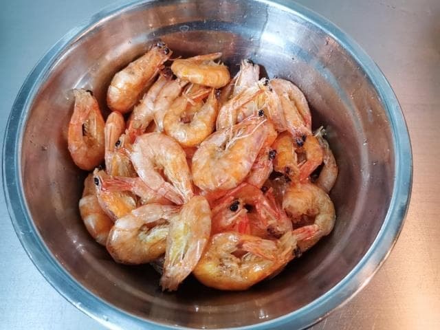 Tôm xào củ sen khoai tây 2