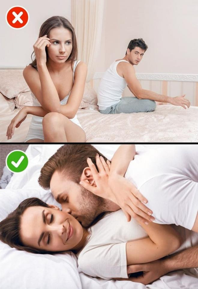 Những việc các cặp vợ chồng nên làm trước khi đi ngủ 6 Những việc các cặp vợ chồng nên làm trước khi đi ngủ 6