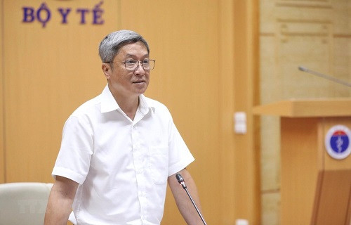 Thứ trưởng Bộ Y tế Nguyễn Trường Sơn. (Ảnh Minh Quyết TTXVN).jpg
