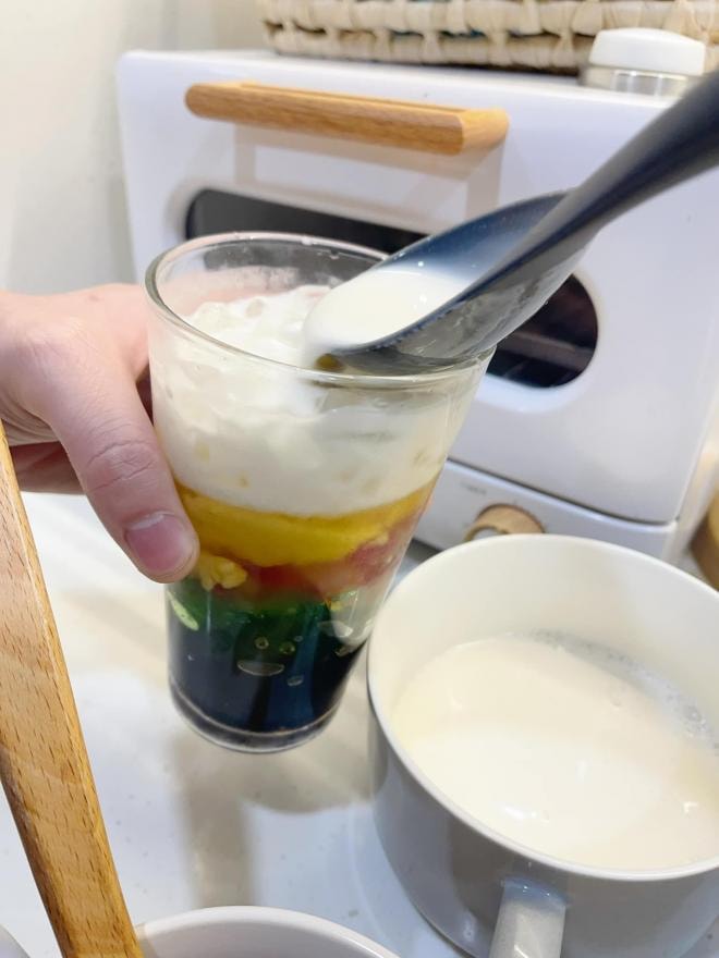 Kiên Hoàng làm chè sương sa hạt lựu 1