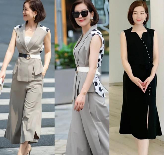 Váy Cho Phụ Nữ 40 Tuổi  Váy Chữ A Cổ V Duyên Dáng Hot Trend 2020