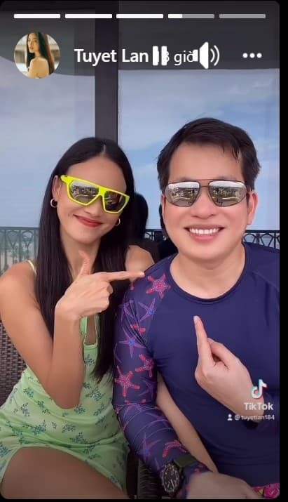 Tuyết Lan và bạn trai 1 Tuyết Lan và bạn trai 1