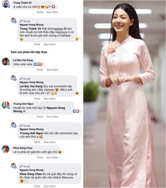 Nhan sắc cực xinh của MC Hồng Nhung dù đã 2 con, được đồng nghiệp và khán giả vote 'rần rần' tại VTV Awards 1