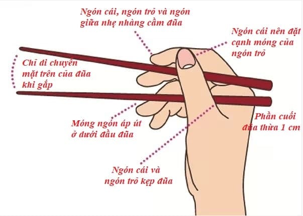 Đoán tính cách qua cách cầm đũa  6