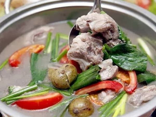 canh sườn nấu sấu 1