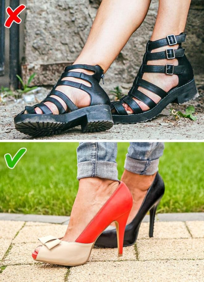 Cách chọn giày giúp đôi chân thon gọn hơn 4 Cách chọn giày giúp đôi chân thon gọn hơn 4