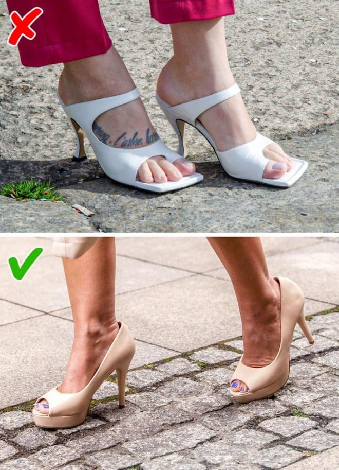 Cách chọn giày giúp đôi chân thon gọn hơn 5 Cách chọn giày giúp đôi chân thon gọn hơn 5