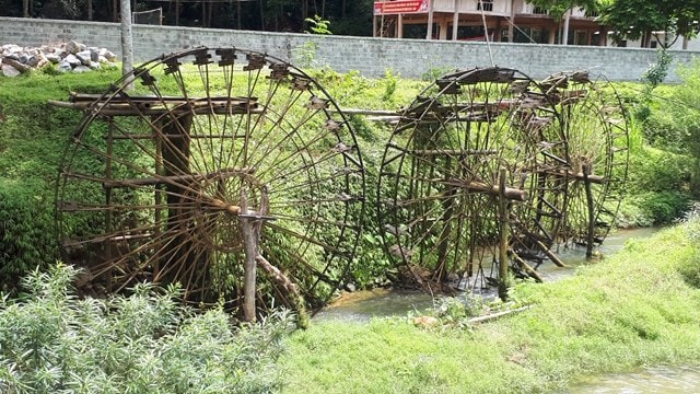Guồng nước ở thôn La Ca .
