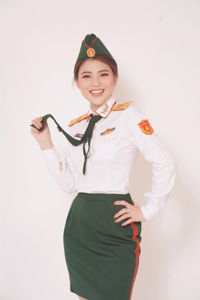 Sinh viên đại học Văn hóa – Nghệ thuật quân đội Nông Thị Sim.