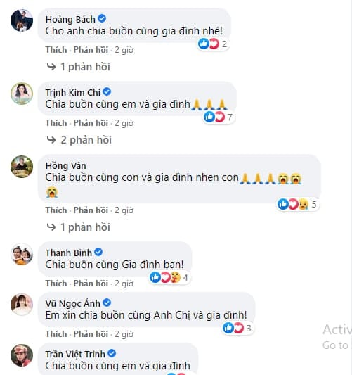 Má chồng diễn viên Kha Ly qua đời, loạt sao Việt chia buồn 0