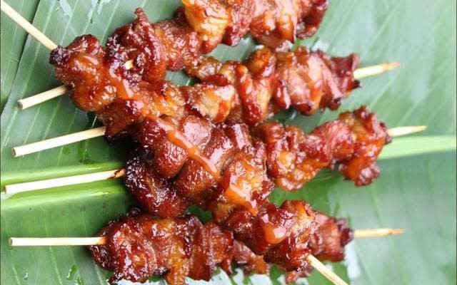 thịt xiên nướng 0