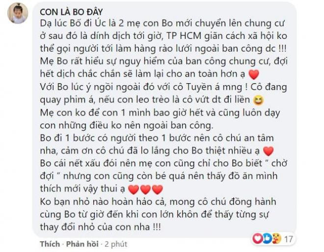 Hòa Minzy và con trai 0
