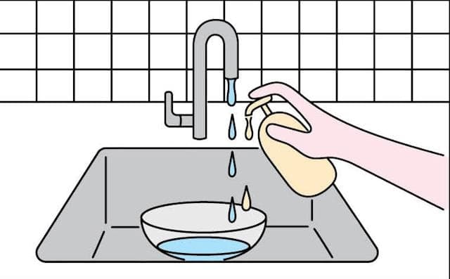 Cách rửa bát đĩa 1