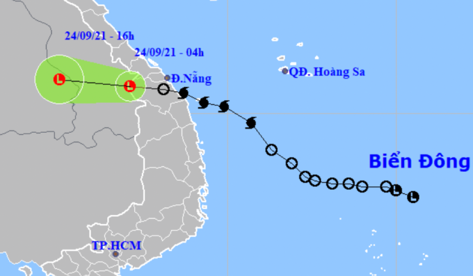 Bão Dianmu đã suy yếu thành một vùng áp thấp.