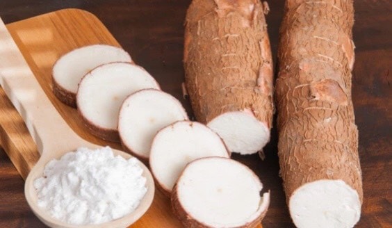 Củ sắn – món ăn quen thuộc. (Ảnh: Internet)