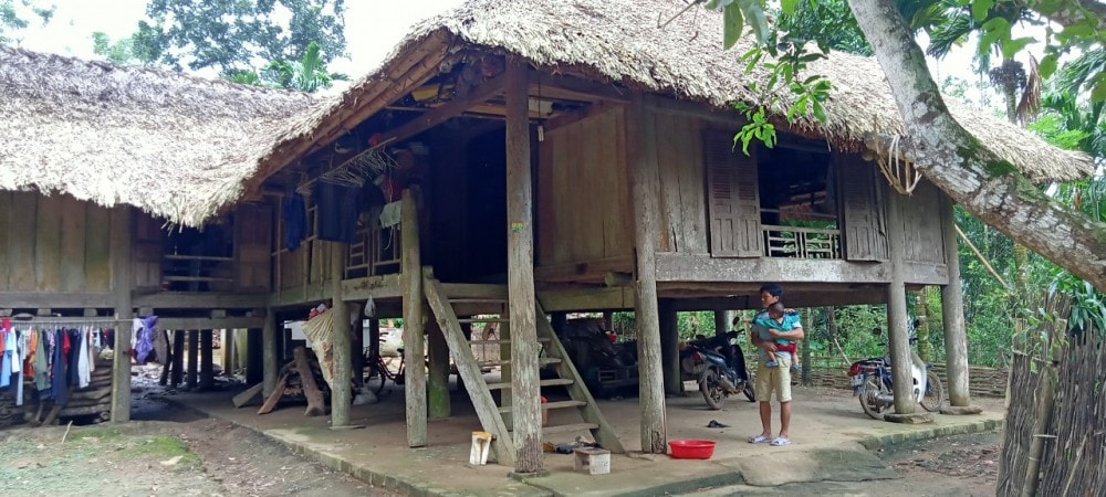 Nhà sàn của người Mường Thanh Hoá luôn có một nét đẹp riêng.