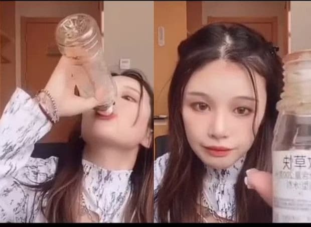 Nữ streamer xinh đẹp gây sốc khi uống thuốc trừ sâu trên sóng livestream 2