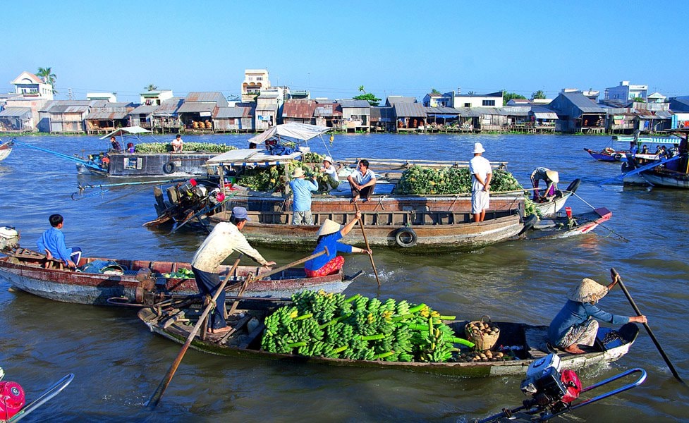 Xuồng ba lá được coi là phương tiện mang tính văn minh sông nước ở một vùng phù sa trẻ, xứ ruộng sình kinh ngập, mùa mưa lũ kéo dài tới 6 tháng mỗi năm. (Ảnh: Internet)