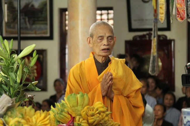 Trưởng lão Hòa thượng Thích Phổ Tuệ - Đức Pháp chủ Giáo hội Phật giáo Việt Nam (Ảnh: Giáo hội Phật giáo Việt Nam).