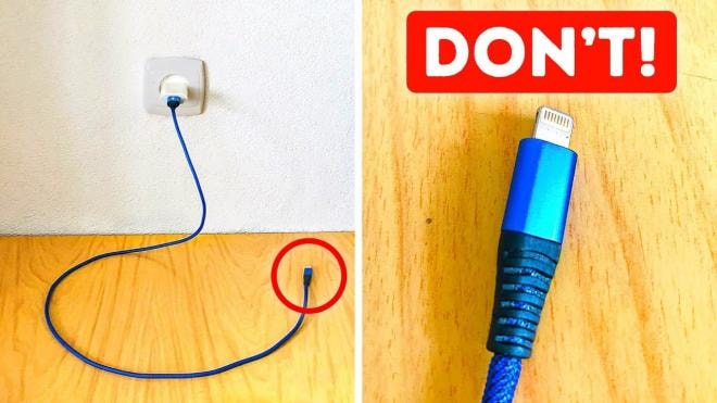 cắm sạc điện thoại liên tục cả ngày 1