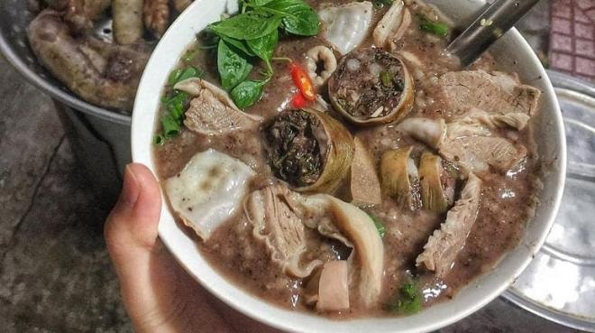 nấu lẩu cháo lòng  3