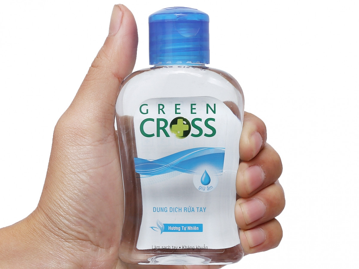Sản phẩm Dung dịch rửa tay Green Cross hương tự nhiên của Công ty TNHH Green Cross Việt Nam.