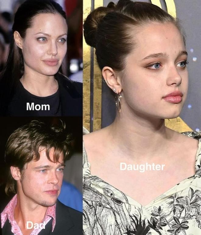 Cư dân mạng so sánh Shiloh với Brad Pitt - Angelina Jolie thời trẻ để thấy cô nàng nhặt toàn nét 'cực phẩm' từ bố mẹ  4