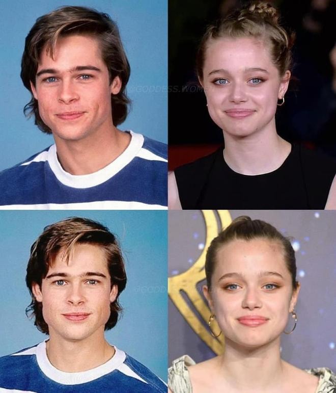 Netizens compare Shiloh with young Brad Pitt - Angelina Jolie to see that she picked up all the 'cool' traits from her parents 6