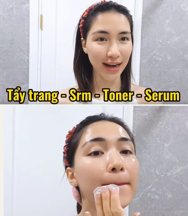 Hòa Minzy chăm sóc da  4