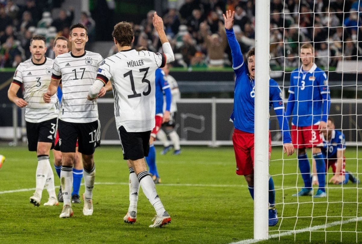 2. Đức - ĐT Đức chính thức đoạt vé dự VCK World Cup 2022 sau trận thắng Bắc Macedonia hôm 11/10. 