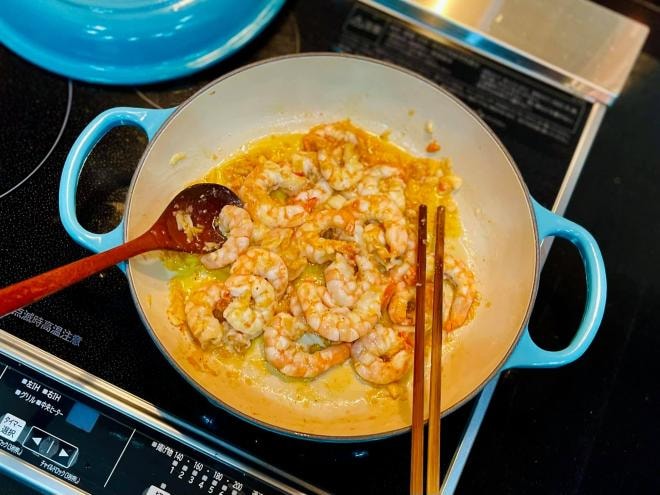 tôm sốt ngô ngọt 1