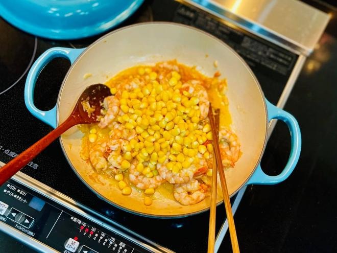 tôm sốt ngô ngọt 0
