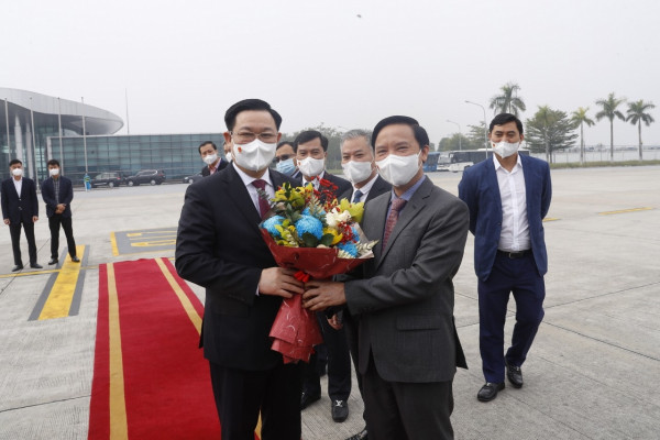 Chủ tịch Quốc hội Vương Đình Huệ lên đường thăm chính thức Hàn Quốc, Ấn Độ -0