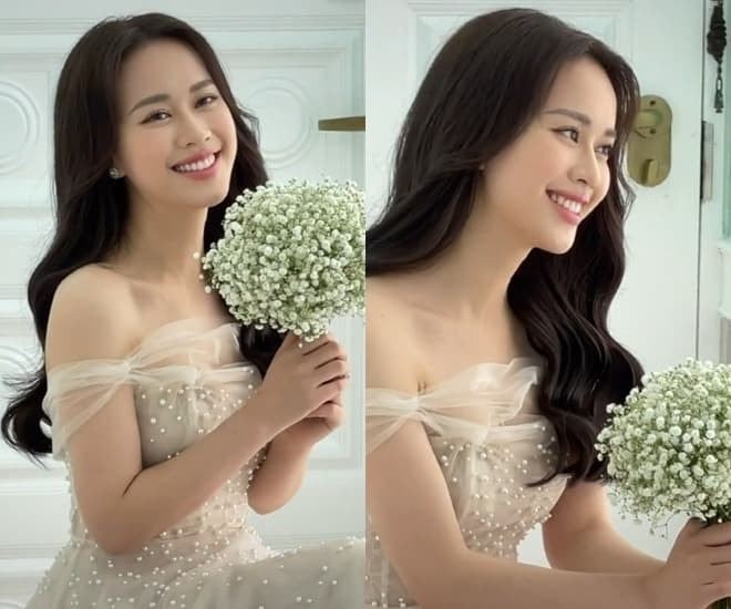Hậu được bạn trai cầu hôn, MC Ngô Mai Phương xinh đẹp trong hậu trường diện váy cô dâu 1