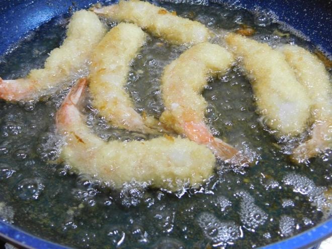 cách làm tôm chiên xù  3